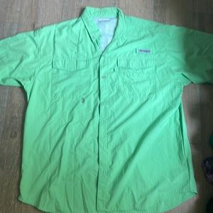 Columbia button down shirt. Large.